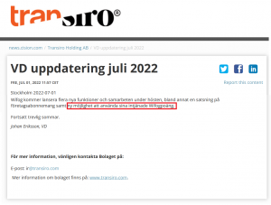 Transiro uppdatering juli 2022.png