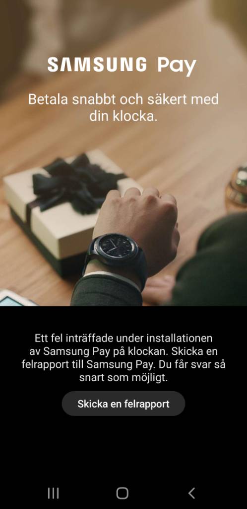 setting up samsung pay on galaxy watch