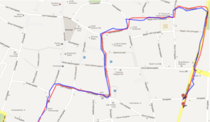Samsung Galaxy S3 GPS chart