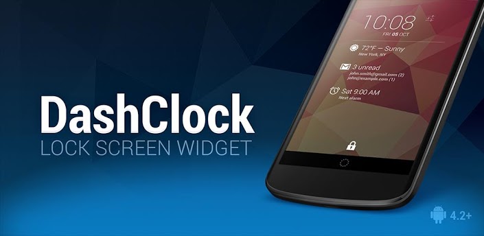 DashClock Widget kan vara den bästa låsskärmswidgeten för Android 4.2