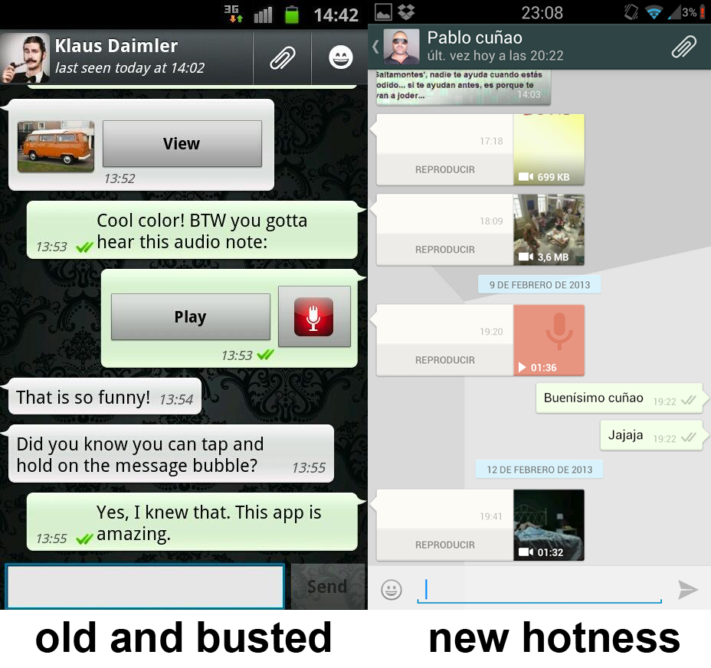 WhatsApp kommer snart få gränssnitt som följer Holos designriktlinjer