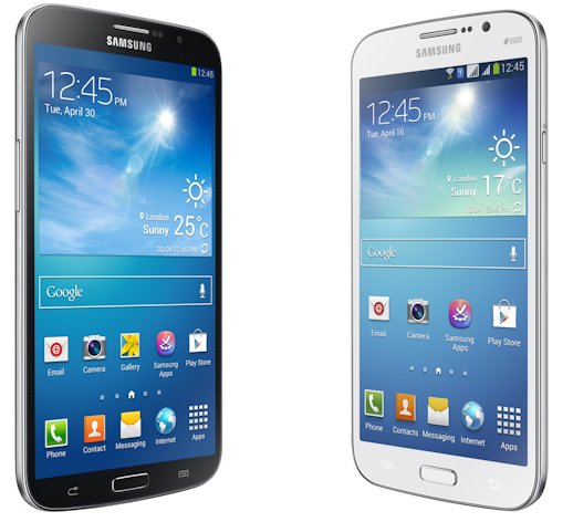 Samsung tillkännager bjässarna Galaxy Mega 5.8 och 6.3