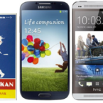 Toppmodellsjämförelse: Samsung Galaxy S4 / HTC One / Sony Xperia Z