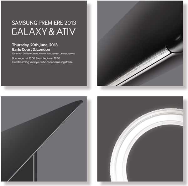 Samsung presenterar ny Galaxy-modell i London 20:e juni