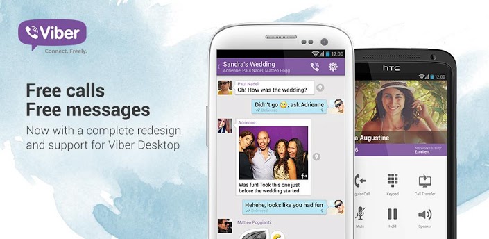Viber uppdateras med nytt gränssnitt och bättre ljudkvalité