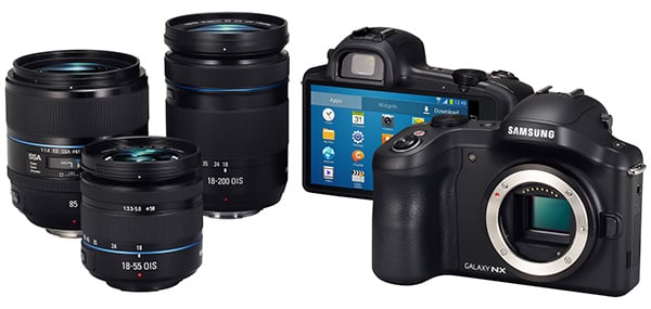 Samsung Galaxy NX – en spegellös APS-C-kamera med Android och LTE