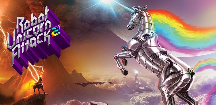 Robot Unicorn Attack 2 finns att ladda hem gratis i Play Store – uppföljaren till kultspelet