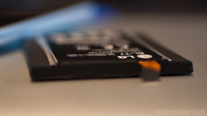 En titt på 3000mAh-batteriet i LG G2