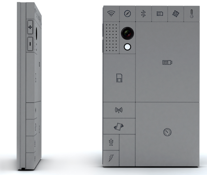 Phonebloks – koncept för miljövänlig och uppgraderingsbar mobil