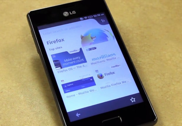 Fireweb är LGs första mobil med Firefox OS
