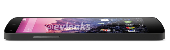 Ännu en produktbild på LG Nexus 5 – den här gången i liggande läge
