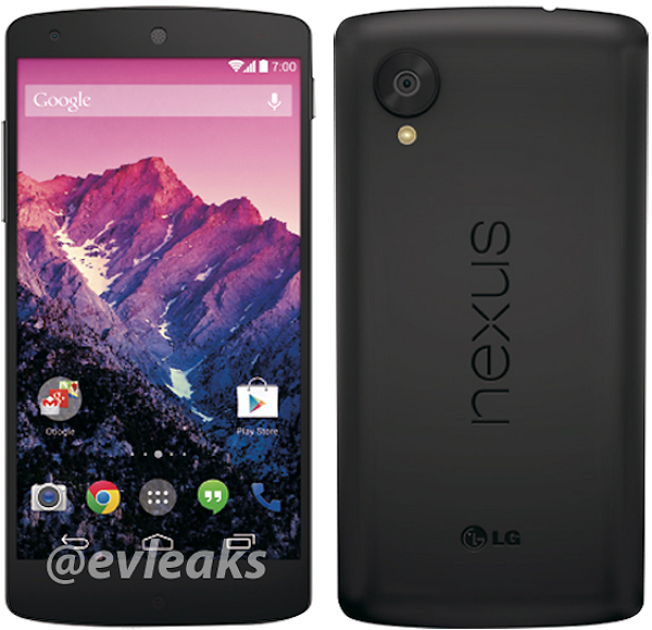 LG Nexus 5 gör ännu ett webbframträdande