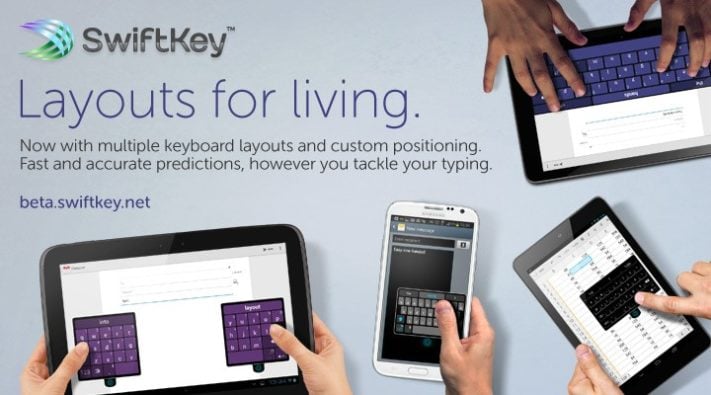 Senaste betan av SwiftKey bjuder på nya layouter