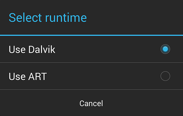 KitKat introducerar ART som gör Android snabbare