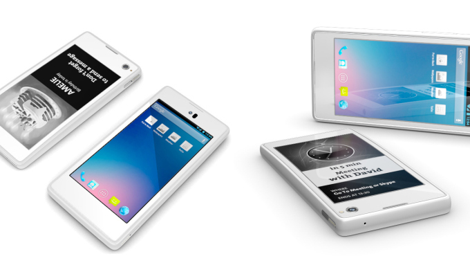 Dubbelskärmade YotaPhone lanseras innan jul