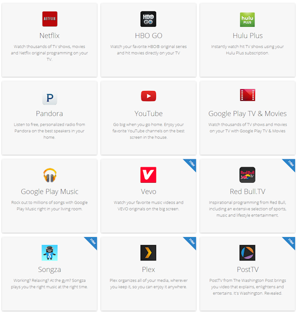 Google tillkännager 10 nya appar som stödjer Chromecast