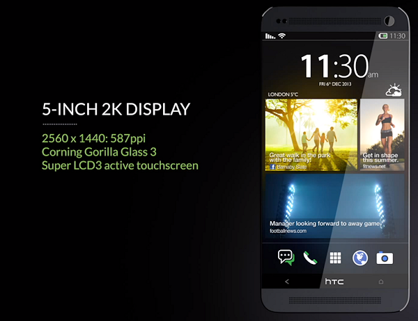 Ny video visar inofficiellt koncept för uppföljaren till HTC One