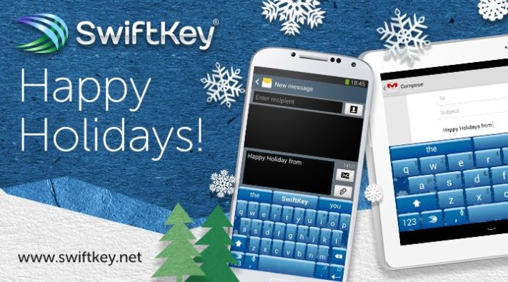SwiftKey uppdateras till version 4.4, får jultema
