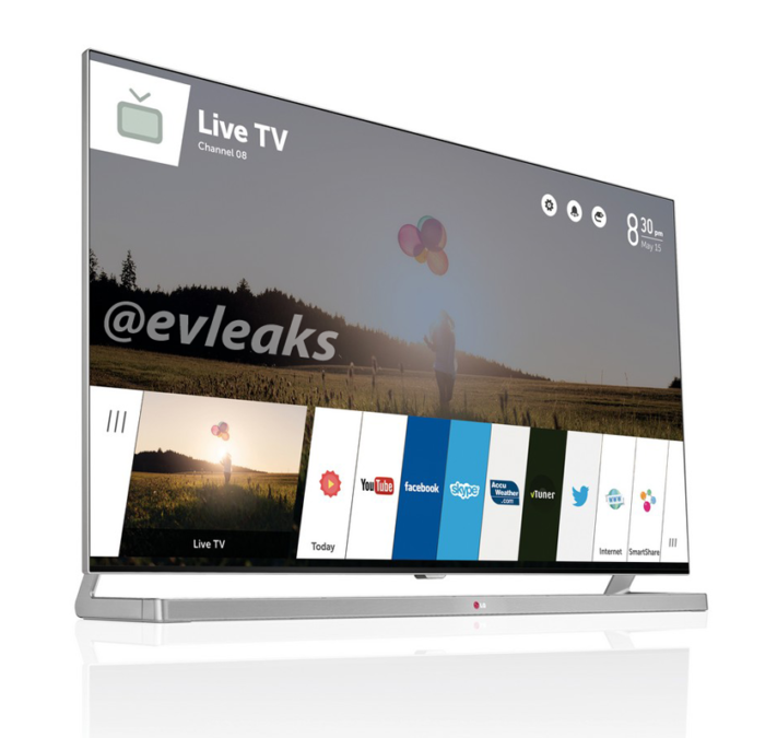 Första bilden på LGs TV med webOS?