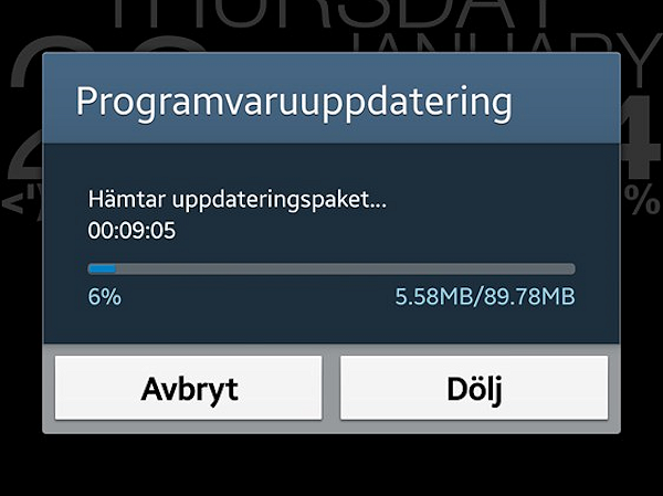 Samsung Galaxy S4 får ännu en firmwareuppdatering