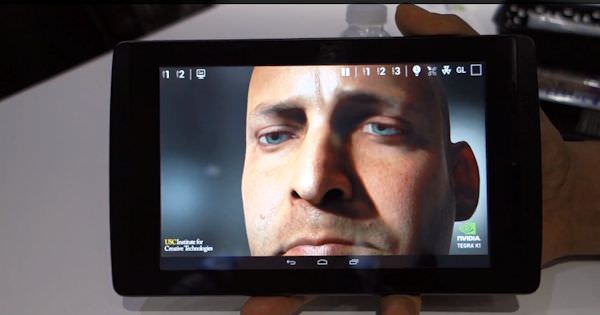 Demo av grafikmöjligheterna med Tegra K1