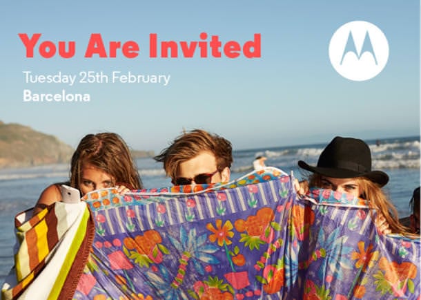 Motorola tillkännager evenemang under MWC