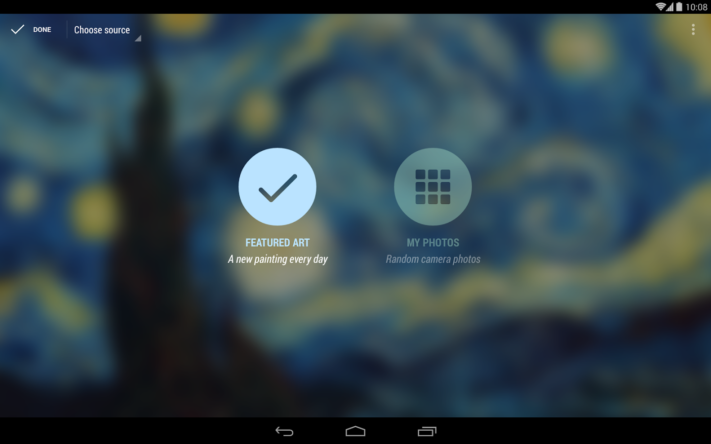 Utvecklaren av DashClock släpper animerade bakgrunden Muzei