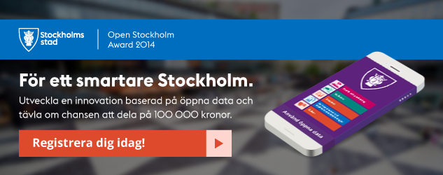 Skapa app med Stockholms öppna data och vinn pengar