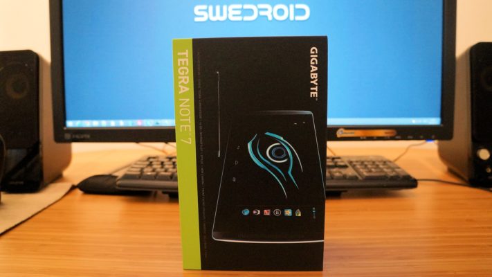 Gigabyte Tegra Note 7 anländer till redaktionen