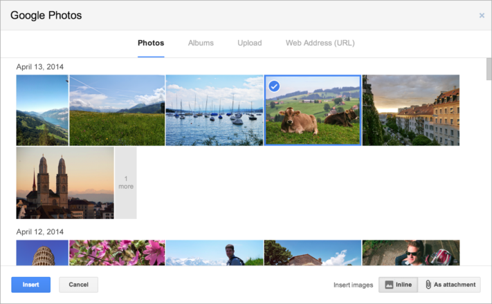 Google gör det enklare att mejla fotoalbum