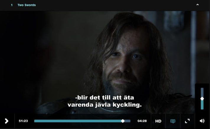 HBO Nordic får stöd för offline-uppspelning