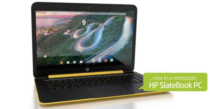 HP visar upp 14-tumsnotebook med Android