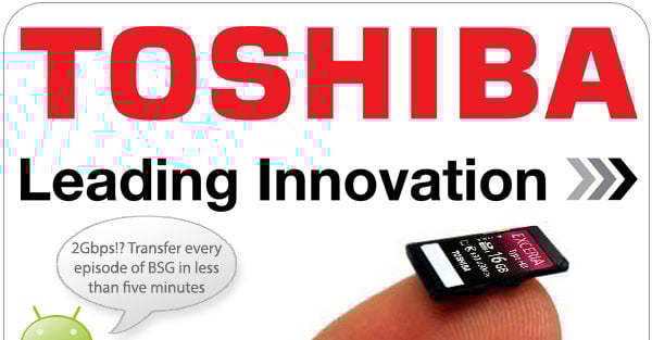 Toshiba presenterar världens snabbaste microSD-kort