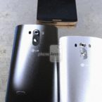 LG G3s borstade bakstycke i vitt och svart