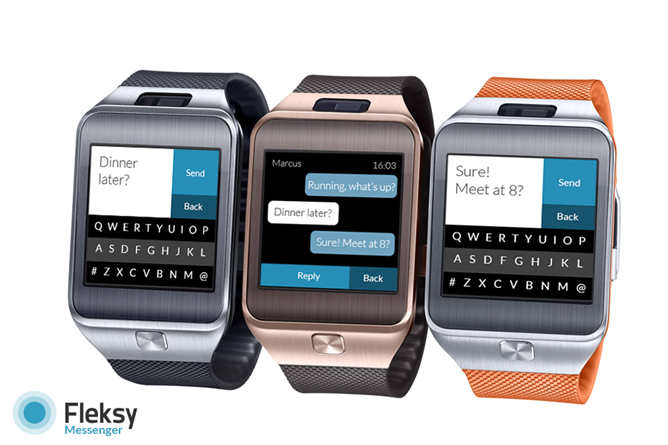 Fleksy släpper sitt tangentbord för Samsung Gear 2