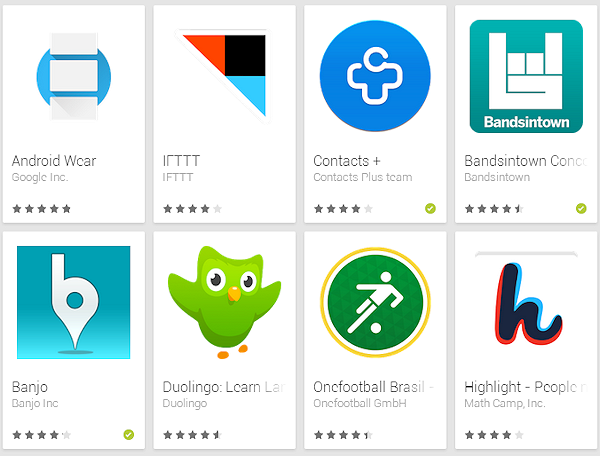 Google Play får sektion för Android Wear-appar