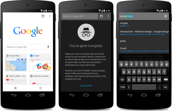 Chrome Beta uppdateras med ”Material Design”