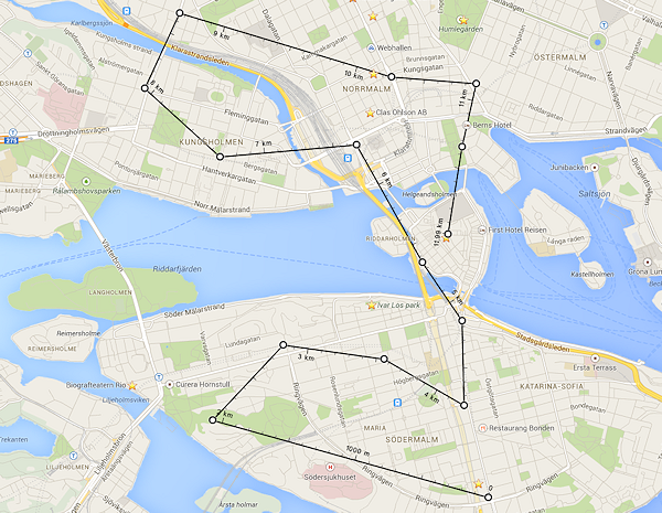 Nu är det lättare att mäta avstånd i Google Maps på webben