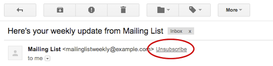 Nu blir det lättare att avprenumera på nyhetsbrev i Gmail