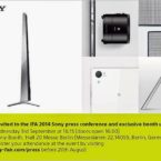 Sonys inbjudan till IFA visar ny smartphone, kameratillbehör