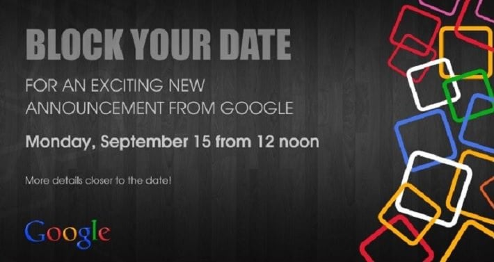 Google presenterar nyheter i Indien 15:e september