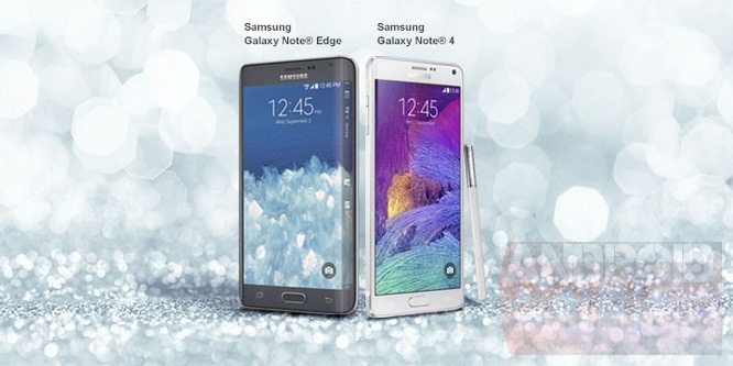 Första pressbilden på Galaxy Note 4 och Galaxy Note Edge?