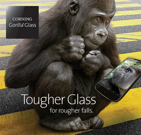 Corning Gorilla Glass 4 ska få smartphoneskärmar att överleva fall