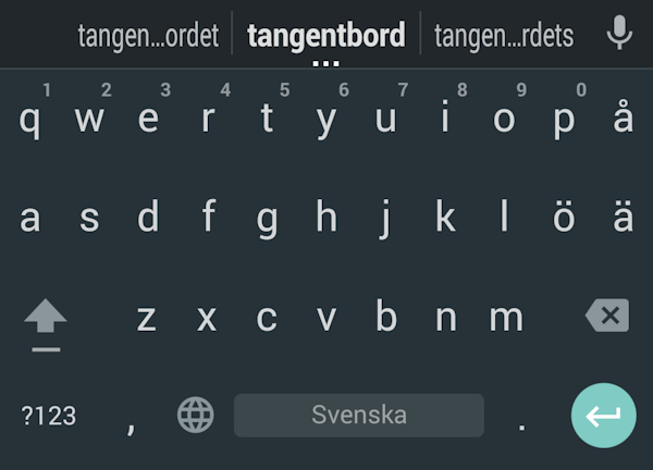 Nu kan Androids nya tangentbord laddas hem som APK