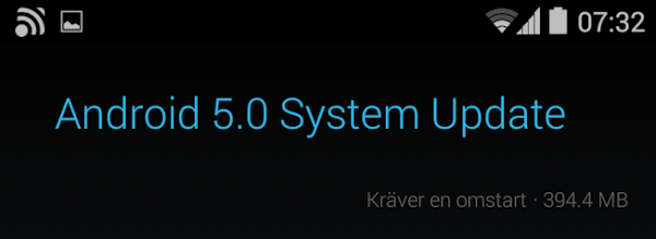 LG Nexus 4 uppdateras till Android 5.0 OTA