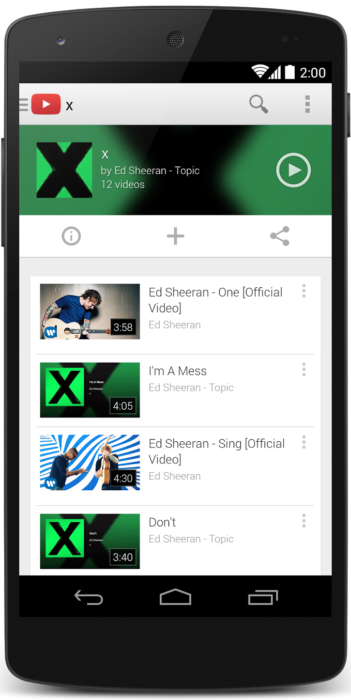 Google presenterar musiktjänsten YouTube Music Key