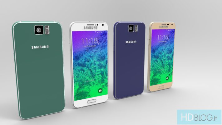 Inofficiella konceptbilder på Samsung Galaxy S6 baserade på rykten