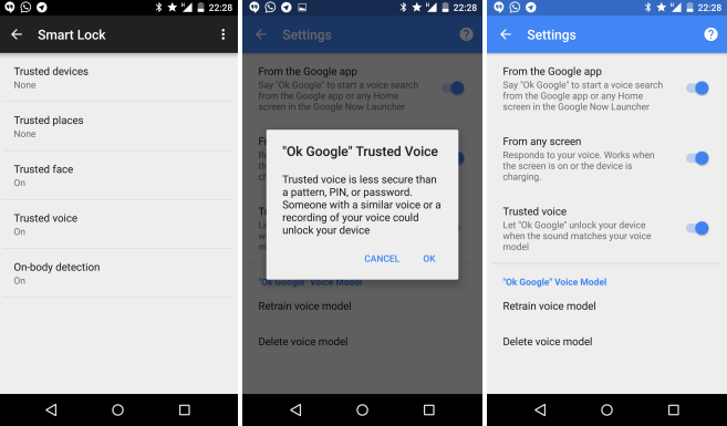 Android får funktion för att låsa upp enheter med rösten