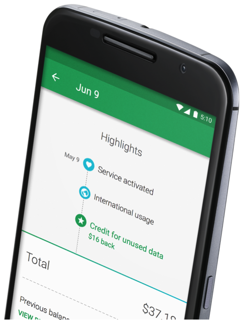 Google introducerar Project Fi för Nexus 6, en ny operatörslösning