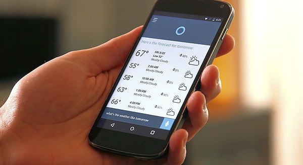 Cortana för Android hamnar på webben i förtid